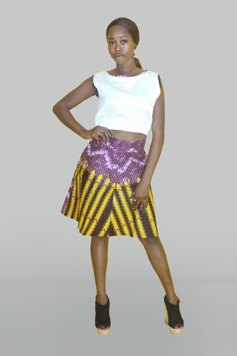 Guéréo African Skirt Set