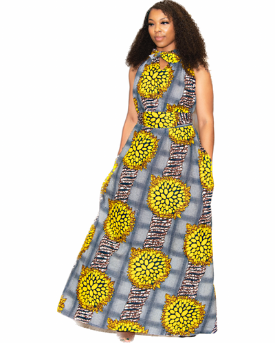 Ankara Maxi Dress from Senegal