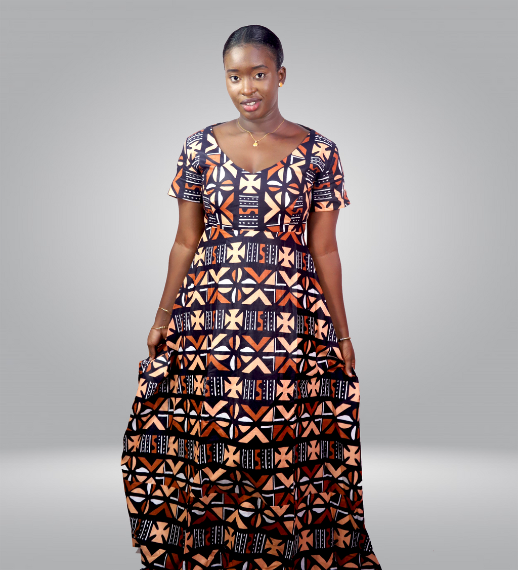 Birkelane African Maxi Dress