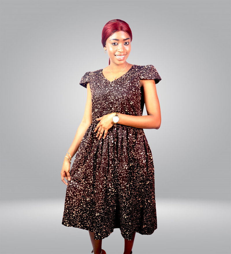 Bani African Short Dress