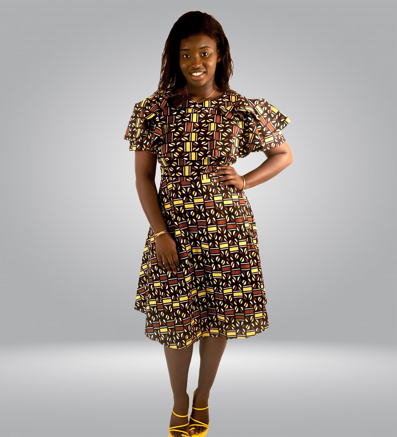 Nianing African Short Dress