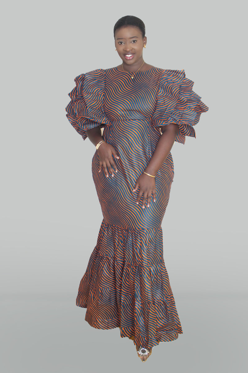 Niomré African Maxi Dress