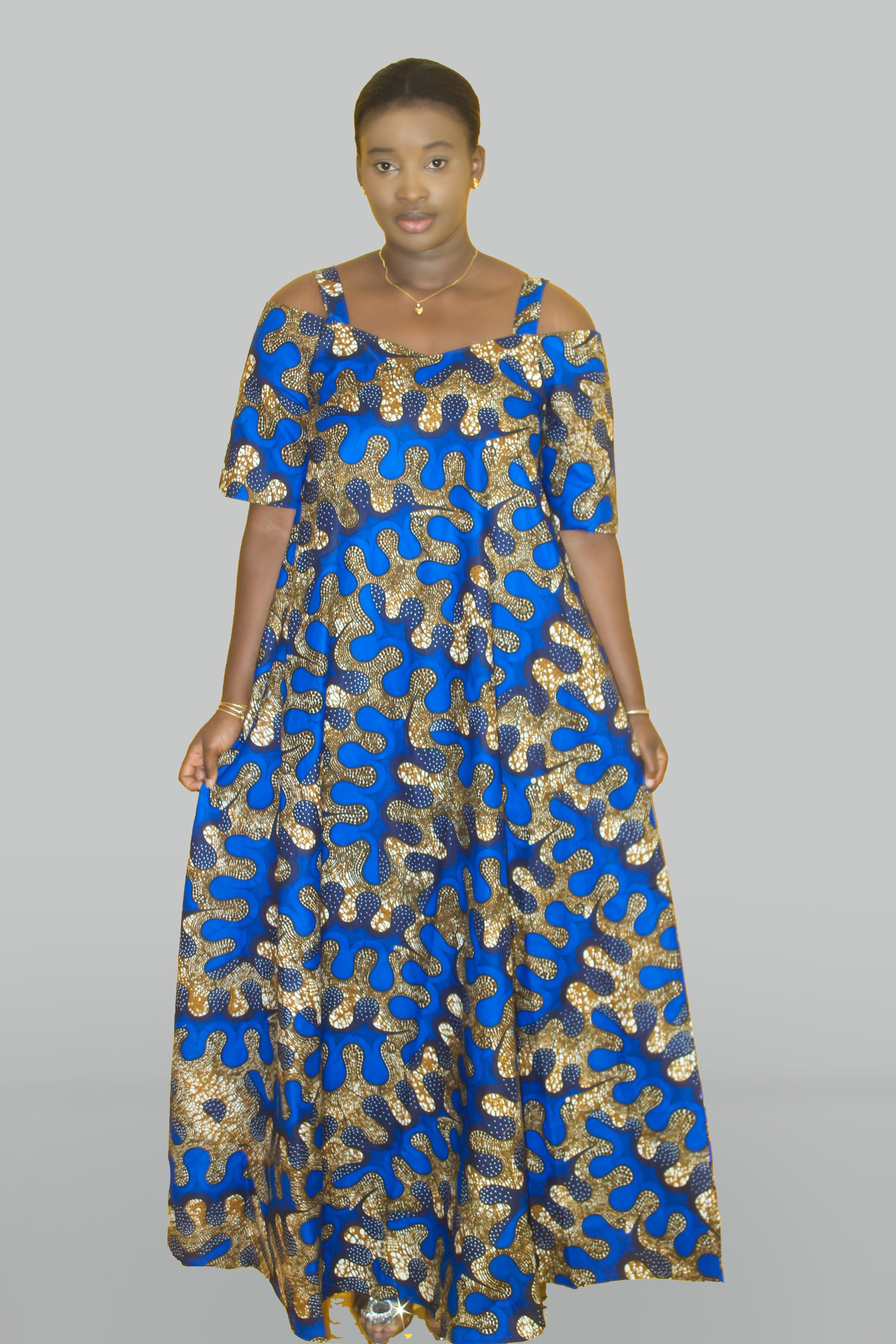 maxi dress with head scarf Style of Sam